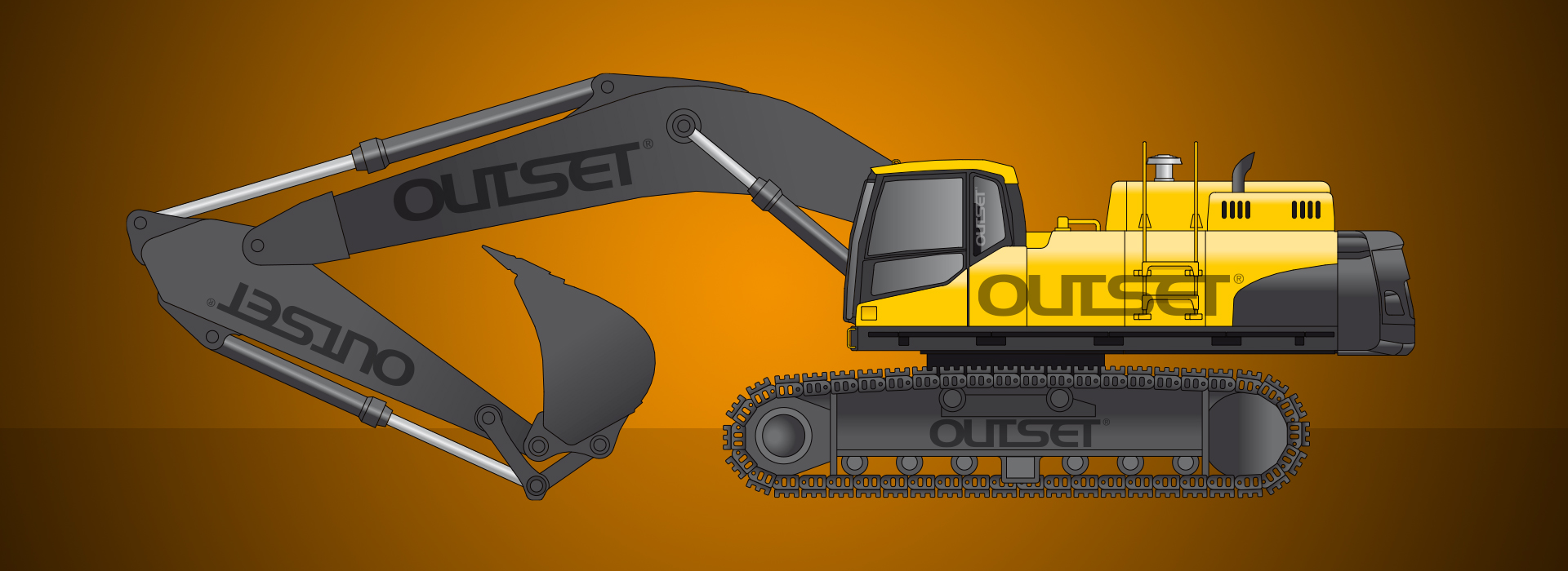 Prodotti di pesatura a bordo Outset su escavatore